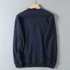Men's Casual Printed Versatile Round-Neck Long-Sleeve Pullover Sweatshirt with Fleece Lining for Autumn and Winter, Export Surplus