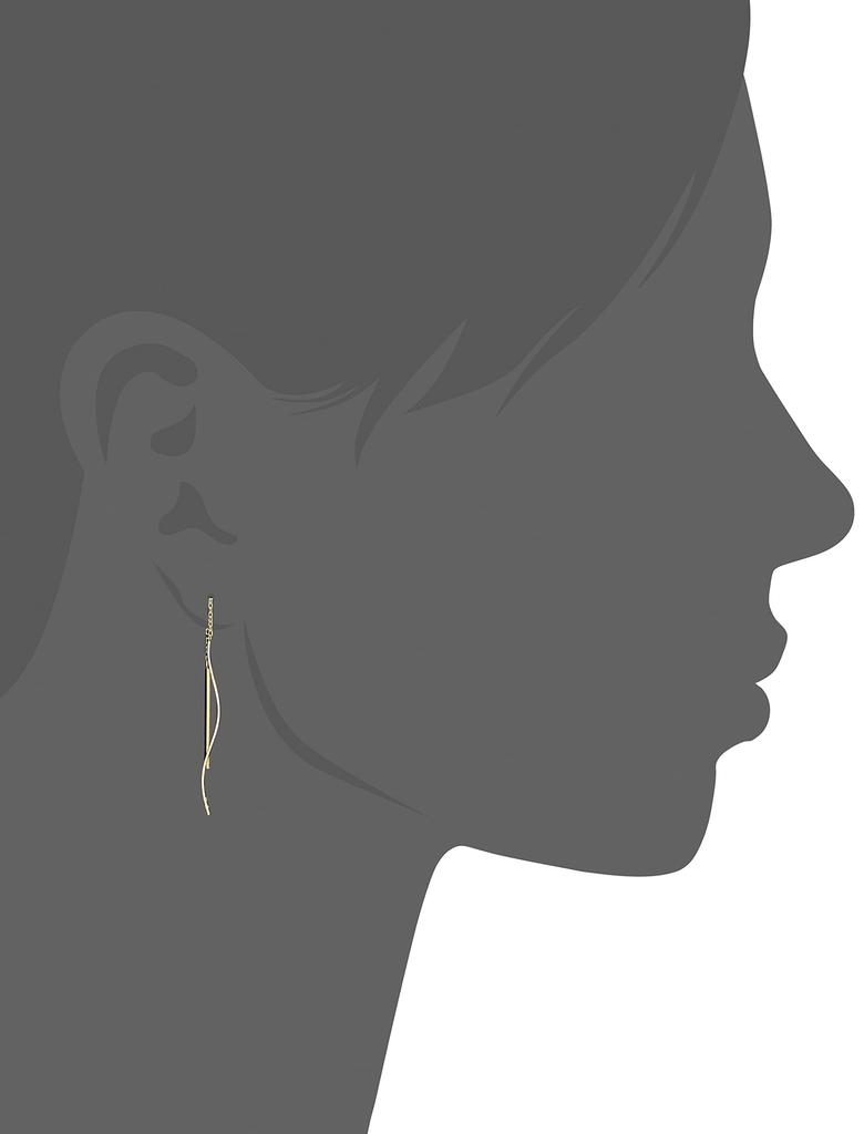 Earrings K10 Yellow Gold Basic AJVA2358 YG [Official] [Vendome Aoyama]