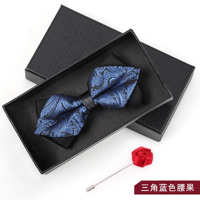 Bow Tie Men'S Wedding Groom Best Man Red Suit Shirt British Brothers Korean Bow Women'S Gift Box