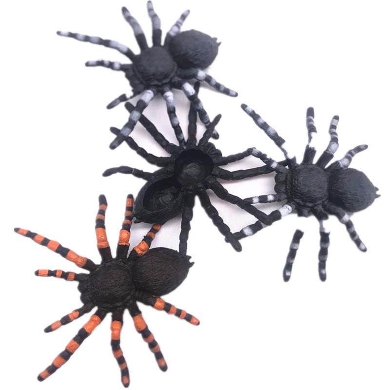 1PCS Plastic Simulation Big Spider Insects Model Toys Prank Tricky Scary Toys Halloween Decoration Props Children's Model Toys