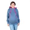 Cozy And Warm Mom's Maternity Kangaroo Hoodie Mum Dad Baby Wrap Carrier Pet Holder
