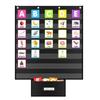 Pocket Chart Educational Hanging With 7 Transparent Storage Pockets