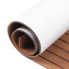 EVA Flooring Mat 120x240cm Non-Slip Self Adhesive Decking Pad Decoration for Marine Boat Yacht(Light Brown Black )