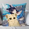 Eeiris Zzuro Vtuber Anime Pillow Case Fashion Square Pillowcase Bedroom Sofa Room Ins Decoration Leisure