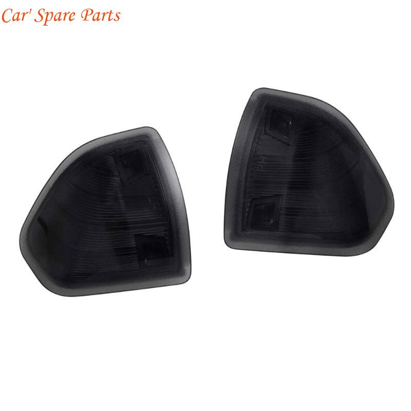 Y4UA 1 Pair Clear/Smoke Lens LED Side Turn Lamp Front Turn Light Replacement Truck Accessories