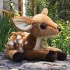 Forest Animal Sika Deer Plush Bright Color Simulation Deer Toy Stuffed Deer Dolls  Birthday Gift