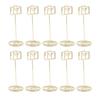 10PCS Table Number Holders Envelope Shape Metal Card Clips for Photo Menu Place Cards Restaurant Wedding Party