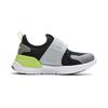 Li-Ning Cloud Non-Slip Anti-Kick Shock Absorbing Wear-Resistant Breathable Low-Top Casual Shoes Kids Sneaker Black Gray Green YKNU040-7