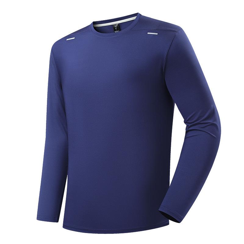 Löpning Långärmad T-shirt Herr Rundhals Stickad Tröja Fitness Träning Sporttopp