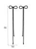 New Long Tassel Butterfly Pendant Earrings for Valentine'S Day, Exaggerated Stud Earrings for Weddings, Proms, And Parties In a European