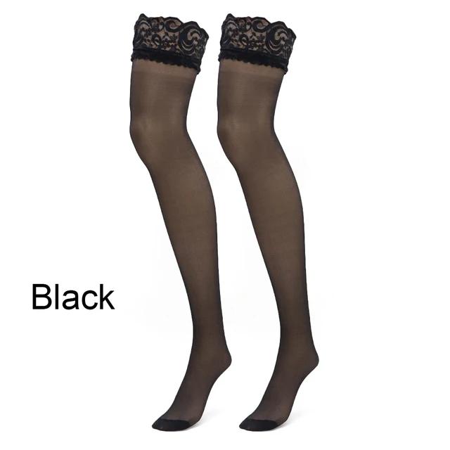 Women Sexy Stockings Lace Top Collants Thigh Stocking Thigh High Stockings Sexy Lingerie Long Stockings Hot Medias