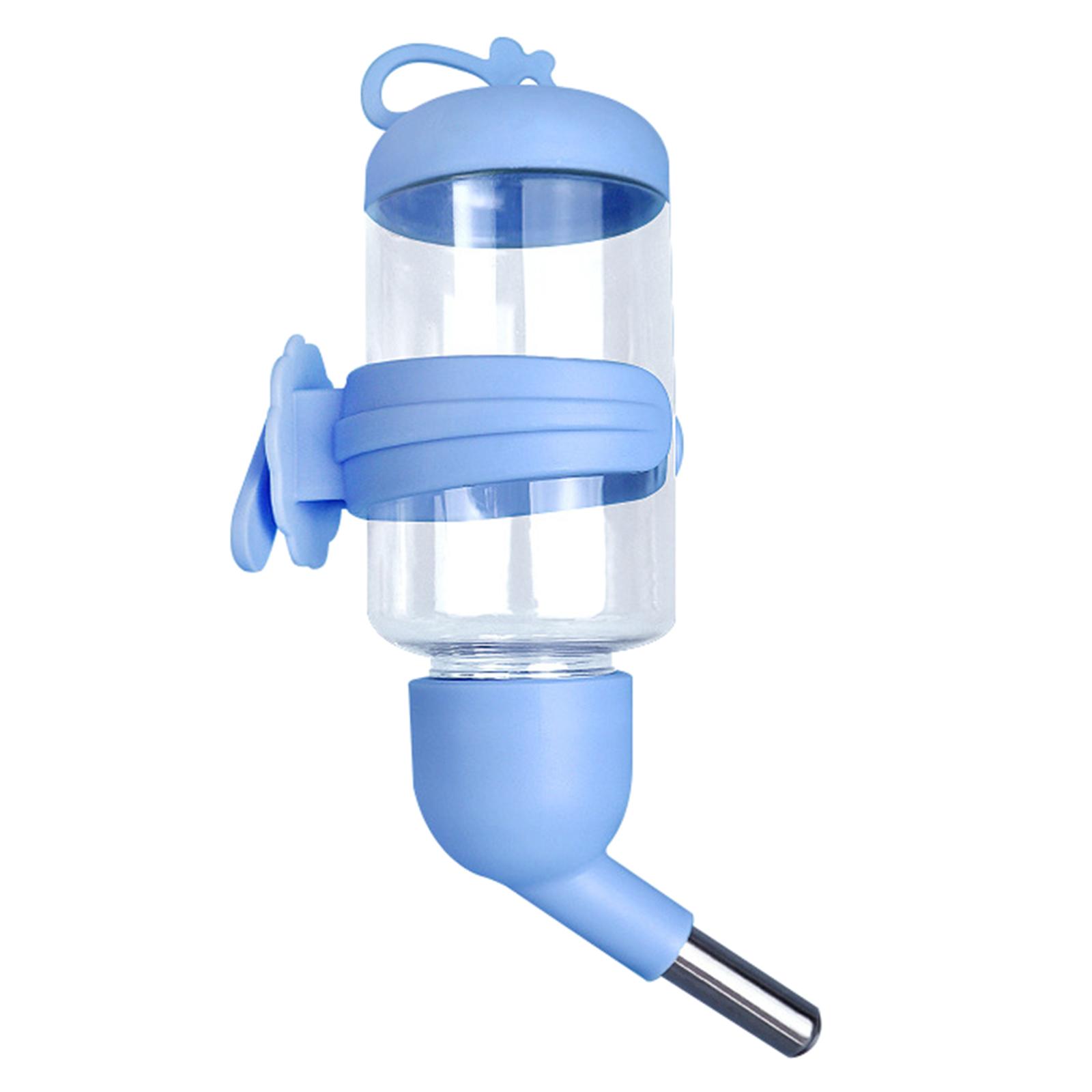 

Поилка для хомяка Пластиковая бутылка для воды Диспенсер Кормушка Подвесная трубка для питья для питомца Морская свинка Белка Кролик Фонтан S синий