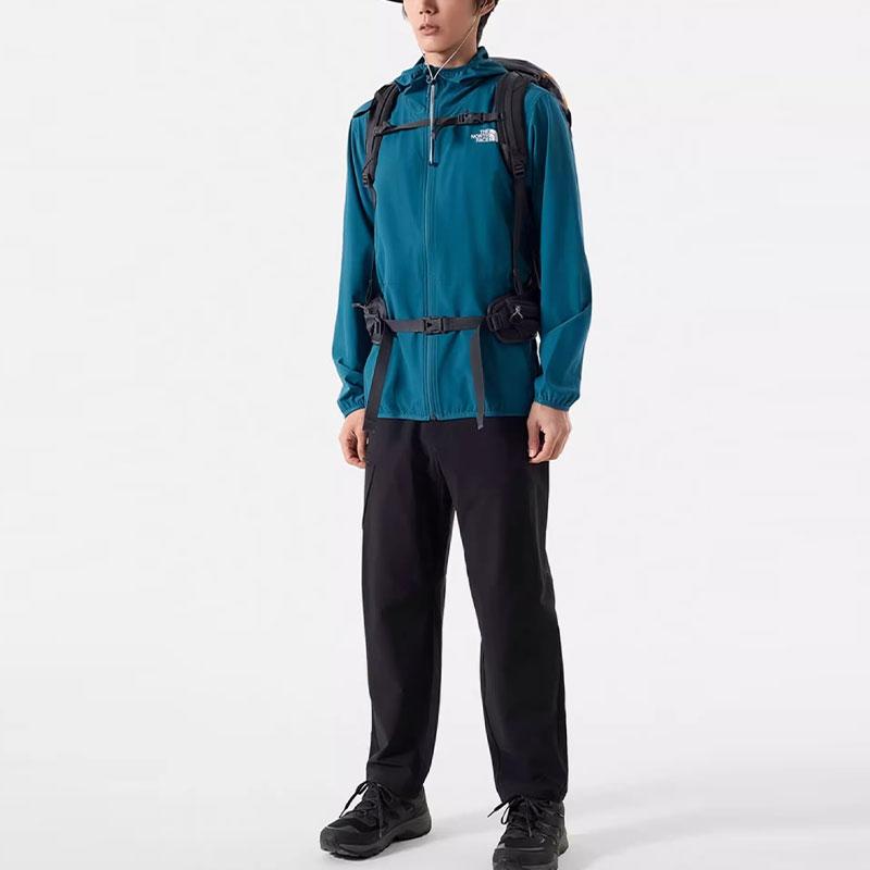 THE NORTH FACE ZEPHYR Breathable, Waterproof And Windproof Sun Protection Clothing Men's Blue NF0A7WCY-O0X