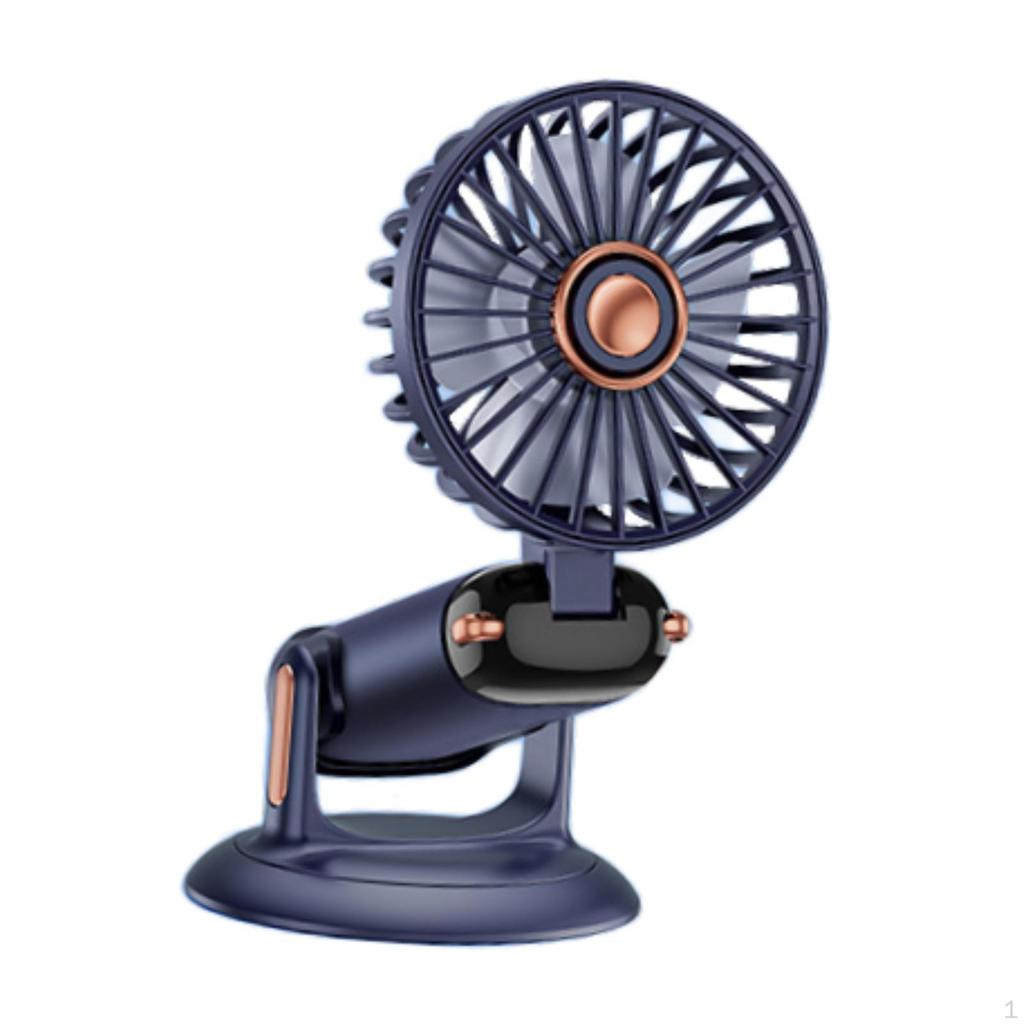 Carpenter Handheld Fan Digital Display Portable Silent for Outdoor