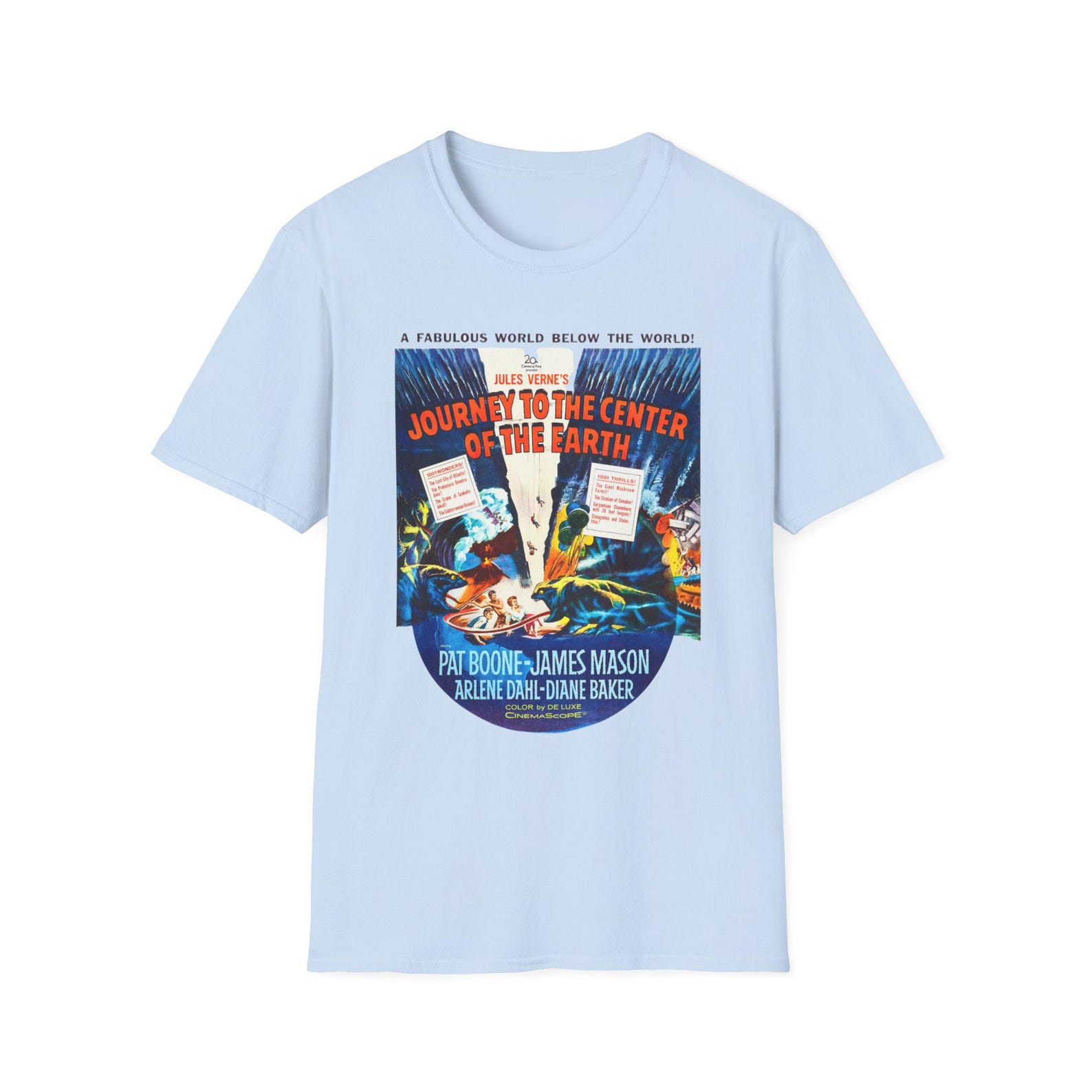 Journey to the Center of the Earth Movie Tee: Retro Adventure Shirt 4XL