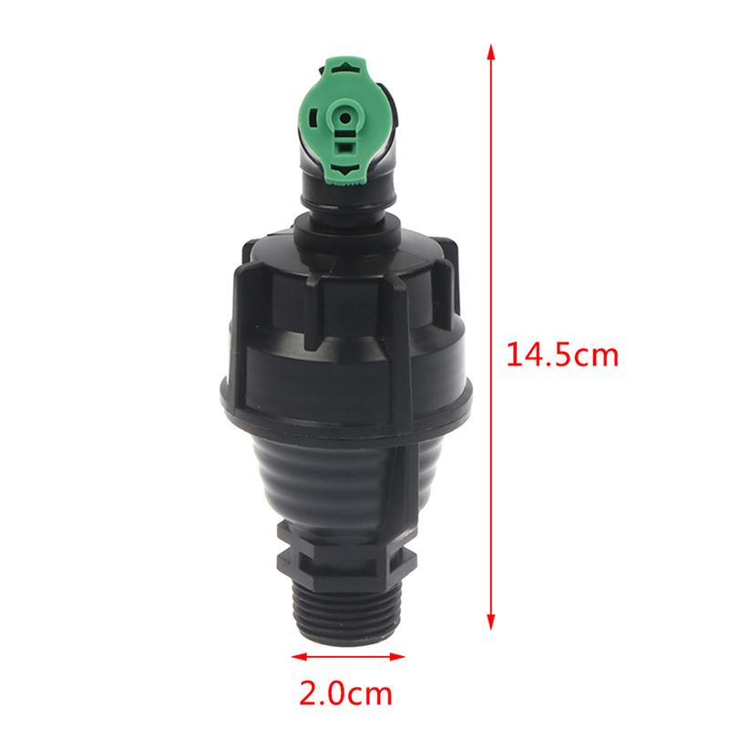 1PCS 1/2  360° Rotating Nozzle Lawn Irrigation Sprinklers Thread Long Distance Spray Random Color