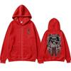 Japanse Anime Rits Hoodies Jujutsu Kaisen Satoru Gojo Grafische Hoodie Anime Streetwear Harajuku Sweatshirts Heren Tops