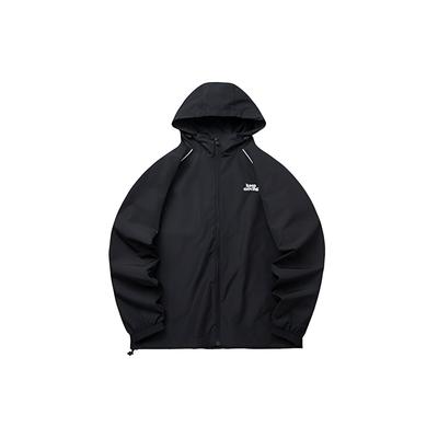 Jackets Men's Black Hooded Moderate Other 952218615-3