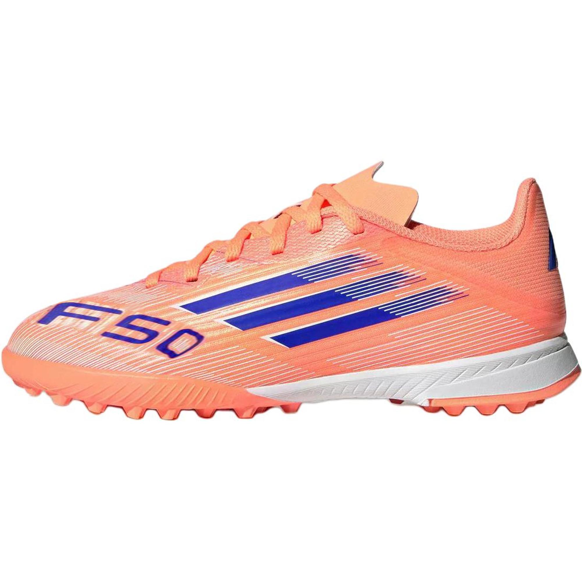 

New Adidas F50 League Low top Soccer Shoes Orange Kids JI0001 36.5