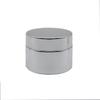 20g Electroplated Silver Glass Cream Jar: Sealed Cosmetic Sample Bottle for Face and Eye Creams & Lotions