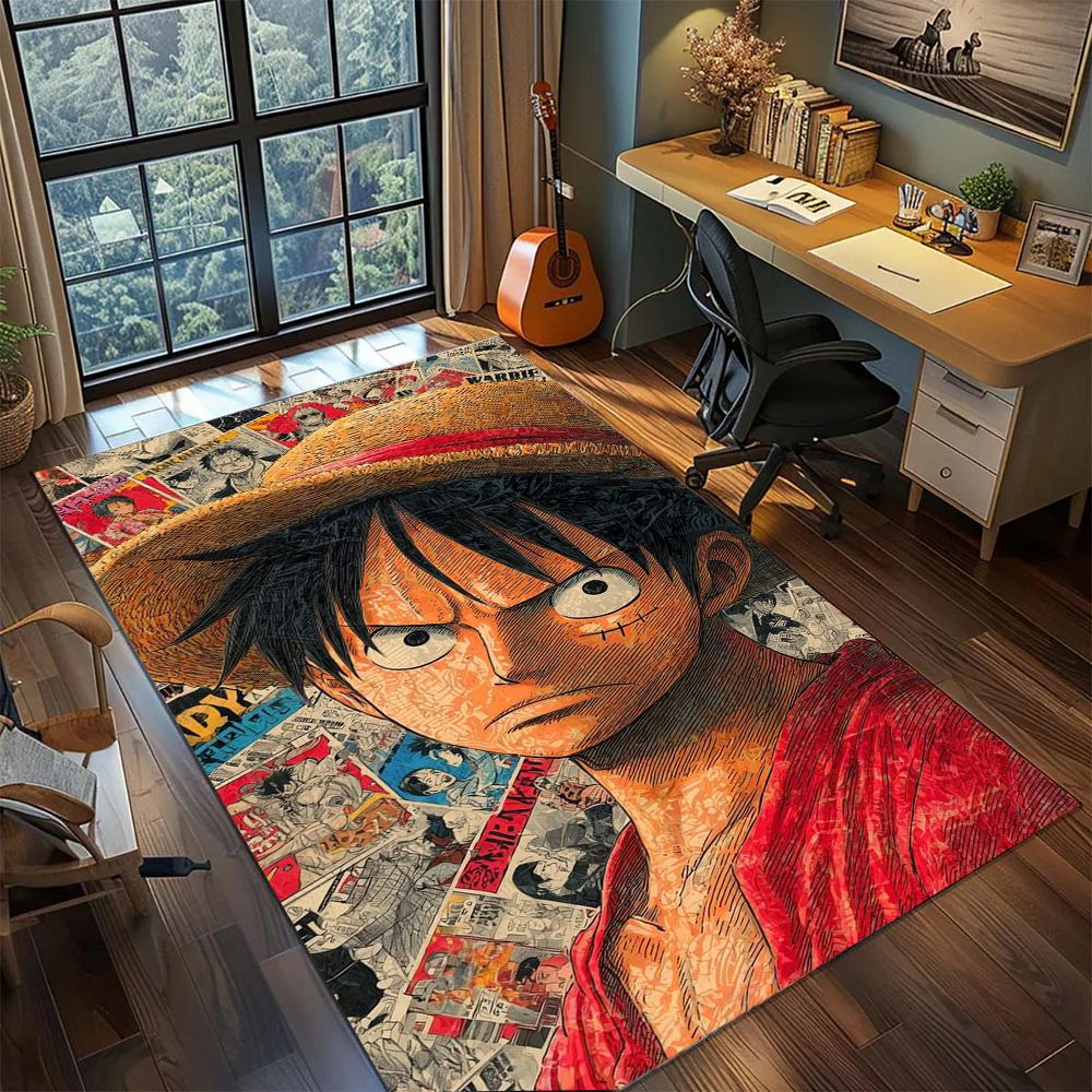 One Piece!Rug Carpet Large Area Rug Non Slip Washable Floor Mat Gamer Room Bedroom Home Decor