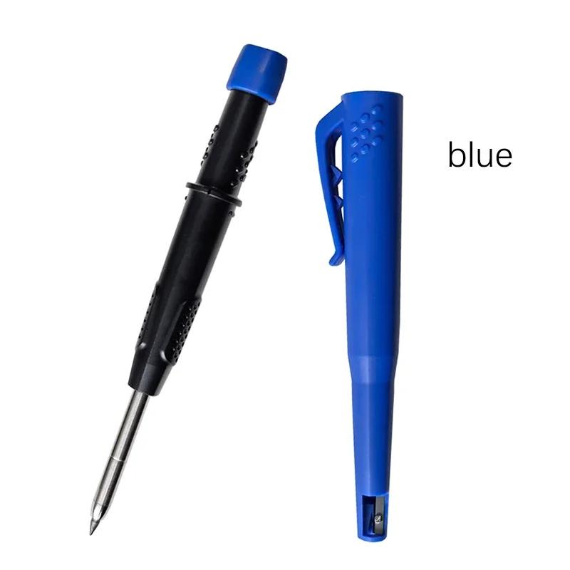 2-in-1 Solid Carpenter Pencils With Sharpener Carpenter 2.8mm Solid Mechanical Pencils Marking Tools Construction/carpenters