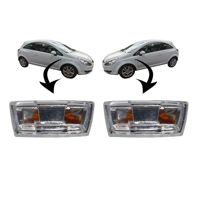 Right/Left Side Indicator Repeater Light Lamp For Vauxhall Astra H Corsa D Car Turn Signal Light Accessories