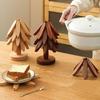 Baumdesign Ständer Holz Untersetzer Dekorativ Hitzebeständig Tischmatte Untersetzer Holz Platzsets Heißer Topf