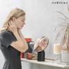 HORIUCHI MIRROR Height Adjustable Makeup Mirror, Black, Tabletop Mirror, Birthday Gift