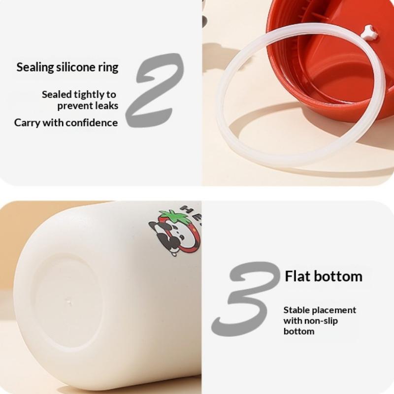 460Ml Thermal Lunch Box 304 Stainless Steel Leak-Proof Food Portable Thermal Jar Insulated Soup Cup Bento Thermos Containers