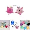 Magical Reversible Unicorn Plush Doll Luxurious Soft Material With Feather Cotton Filling For Comfort