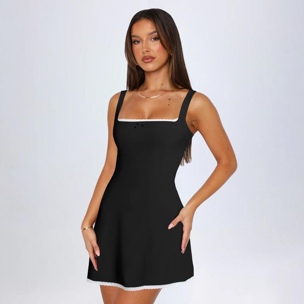 Mini-Kurzkleid für Damen