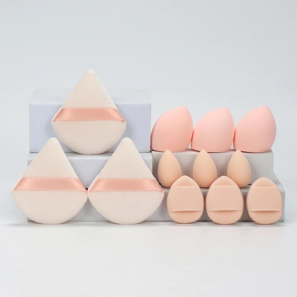 12/14Pcs Makeup Sponge Blender Beauty Egg Cosmetic Puff Foundation Sponges Powder Puffs Women Makeup Tools Make Up Accessories