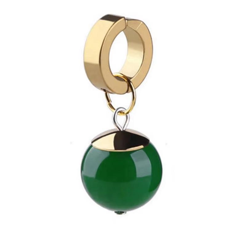 Anime Kakarotto Son Goku Vegeta Cosplay Zamasu Potara Oorbellen Oorklemmen Stud Vrouwen Mannen Unisex Sieraden Accessoires Hanger Rekwisieten beige