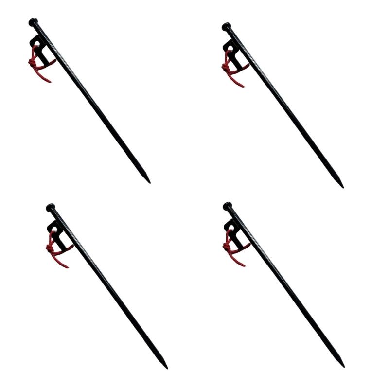 4Pcs Campings Peg Tent Stakes Heavy Dutys Tent Peg Outdoor Ground Nails Highly Strength Steel Ground Nails Peg 30cm