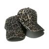 Vintage Leopard Print Baseball Cap for Women Men, Washed Cotton Adjustable Sun Hat Y2K Streetwear