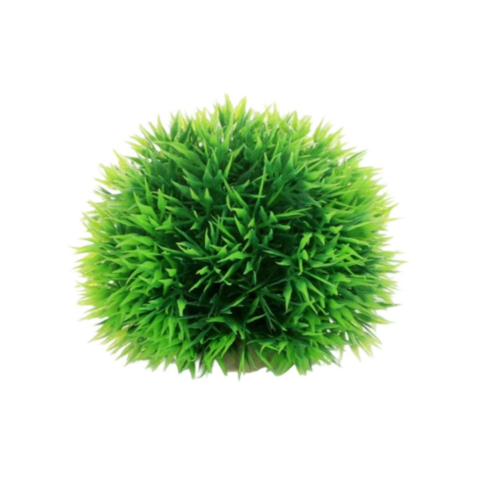 Artificial Aquatic Plant Colorful Pinecone Ball Aquarium Grass Ornament Decorative Ball Terrarium Aquascaping Decor Ornament for Fish Tank