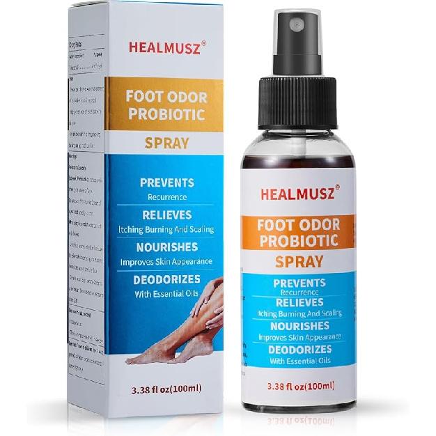 HEALMUSZ Athletes Foot Spray,Foot Fungus Treatment,Athletes Foot Treatment Extra Strength,Fast Relief for Itch,Odor,Blisters & Peeling for Men & 1Pc