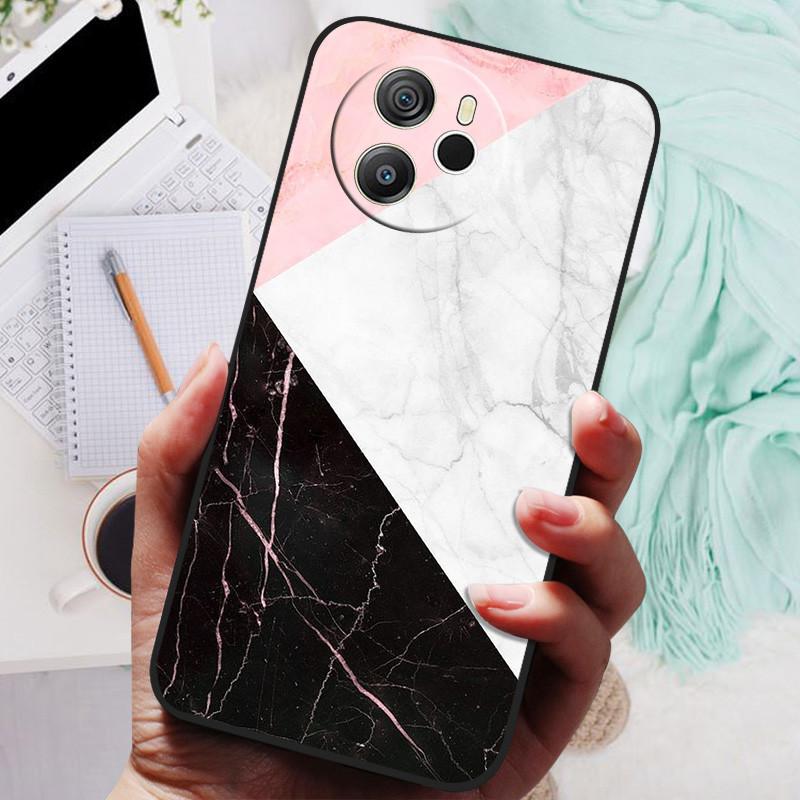Phone Cover for Blackview Shark 8 Case Luxury Marble Printing TPU Silicone Funda for Blackview Shark 8 Soft Shells Shark8 Cool