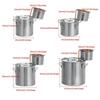 8 Gal 30L Distiller Moonshine Alcohol Stainless Copper DIY Home Water Wine Essential Oil Brewing Kit 304 Stainless Steel Boiler