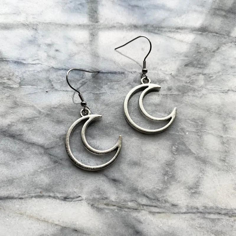 New Silver Color Sun And Moon Necklaces Chain Pair Of Celestial Best Friends Gift For Friend Long Necklaces Pendants Men Women