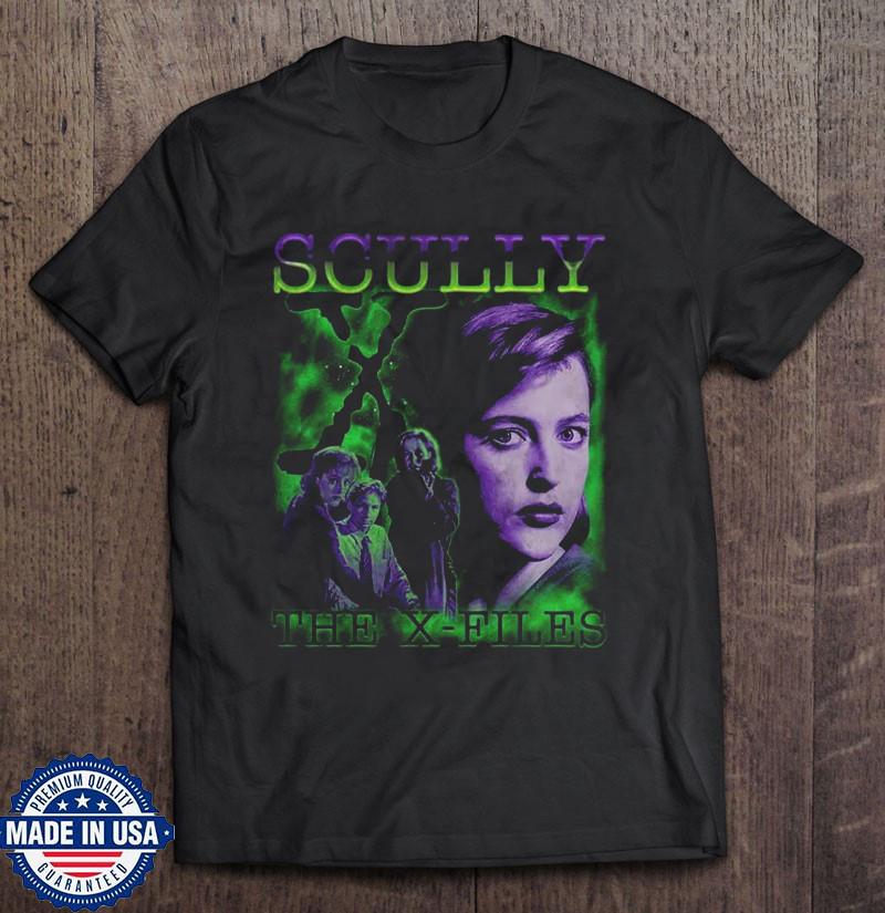 Dana Scully The X-Files Black Cotton T Shirt Full Size S-5XL XXL