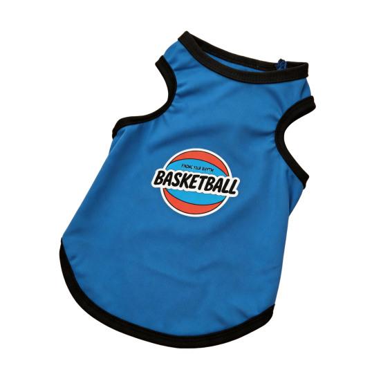 Pet Sleeveless T-Shirt Round Tank Top Neck Pet Breathable