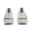 Li Ning Wade Series Confortáveis Versáteis Antiderrapantes Resistentes ao Desgaste Tênis de Basquete Cano Baixo Masculino sneaker Branco ABPV021-1