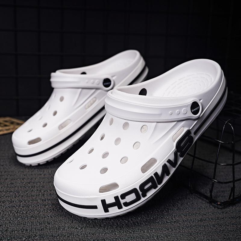 Sabots unisexes, chaussures de jardin, légères, antidérapantes, pantoufles, sandales de plage décontractées ajourées, chaussures pour adultes