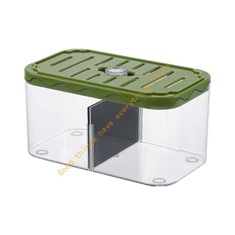 

Aquarium Breeder Box Nursery with Removable Divider Box for Indoor Desk 55KF зелёный