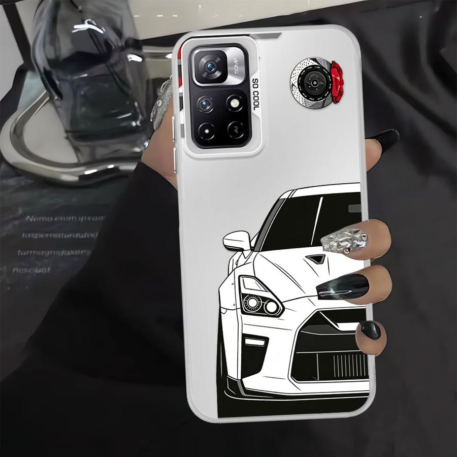 Case for Xiaomi Poco X3 NFC C50 C61 X3 Pro C51 Phone Cover JDM Sport Car