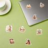 35-50pcs Vintage Coffee Stickers Retro Retro Coffee Scrapbooking Sticker Decals Diy Laptop Cup Decoration Waterproof Graffiti