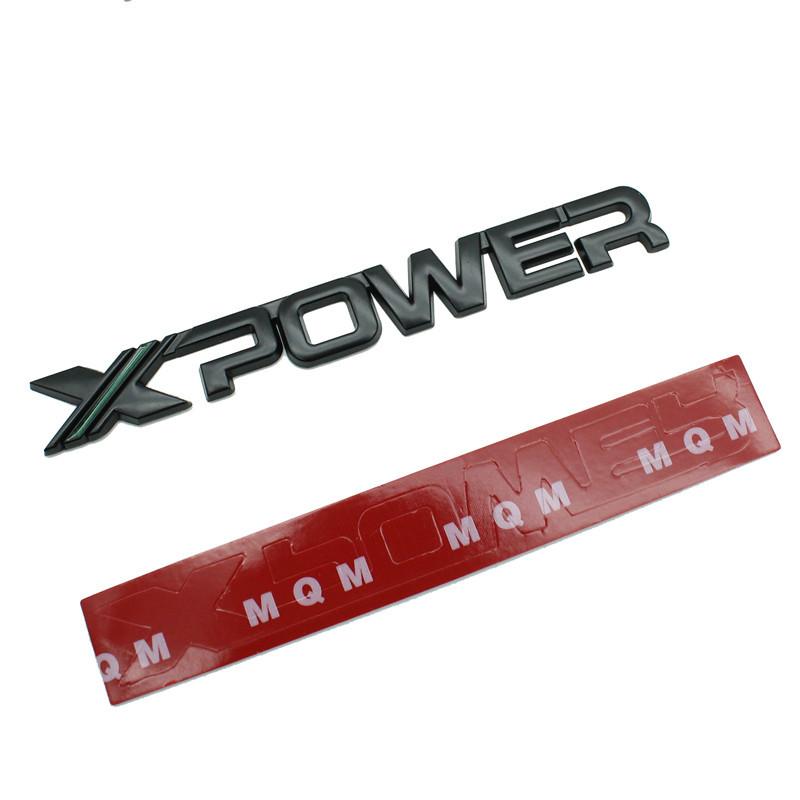 Mașină 3D Metal X XPOWER Logo Trunchi Body Badge Emblema Decalcomanii Autocolant pentru MG 3 7 5 6 EZS TF ZR ZS HS GS GT Hector RX5