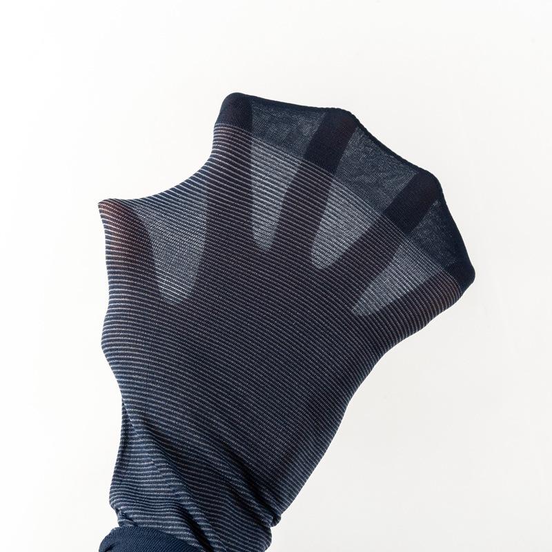 10 Pairs Men's Color Matching Cotton Socks Thin Men's Striped Socks Breathable Sweat-absorbent Mid-tube Business Short Socks